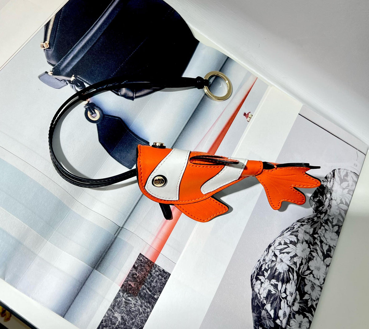 Chanel Coco Beach Mini Clownfish Bag Charm