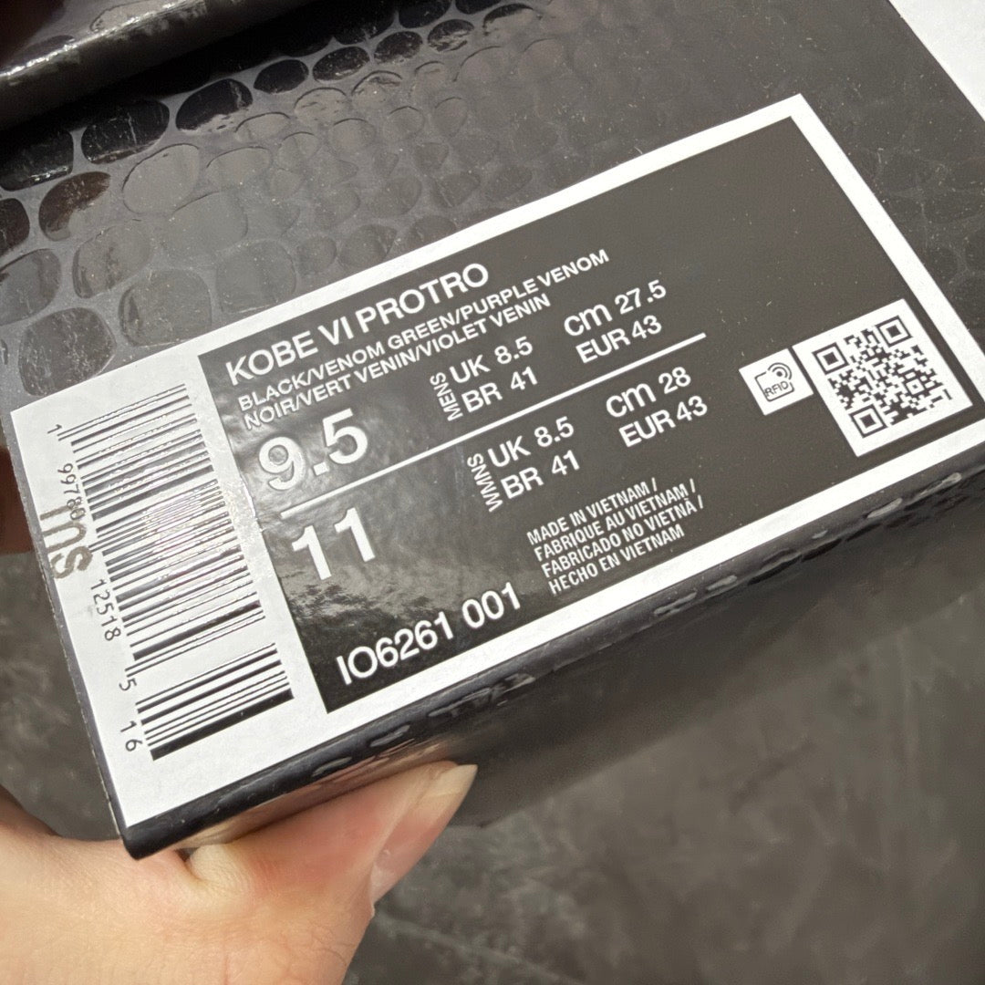 Nike Kobe 6 Protro Coals IO6261-001