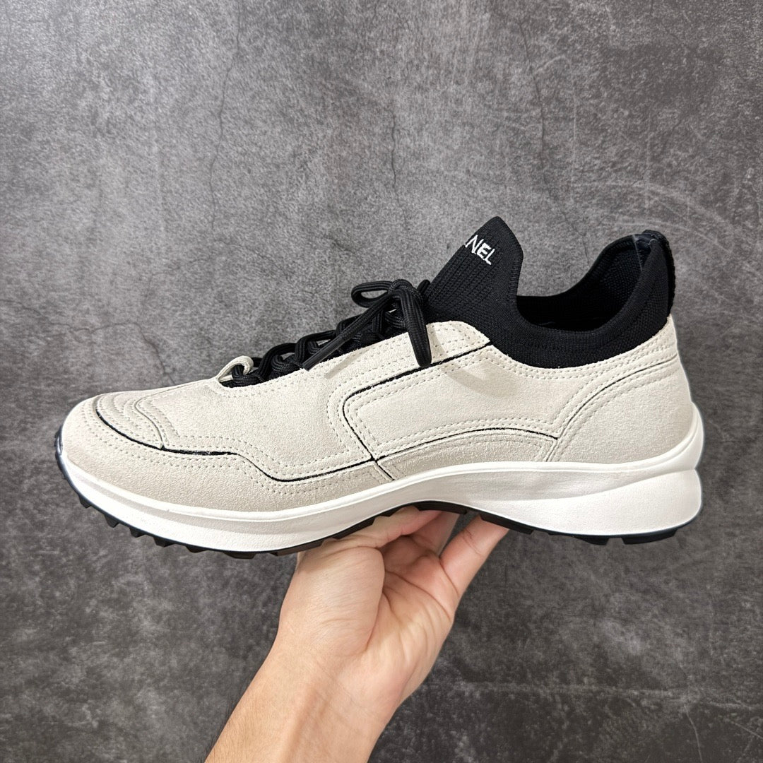 Chanel Trainer Sneaker in Calfskin & Mixed Fibers G47415