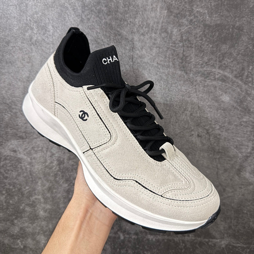 Chanel Trainer Sneaker in Calfskin & Mixed Fibers G47415