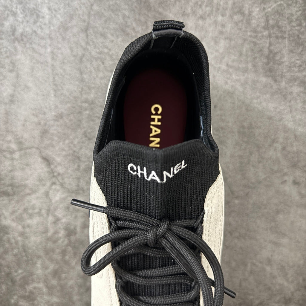 Chanel Trainer Sneaker in Calfskin & Mixed Fibers G47415