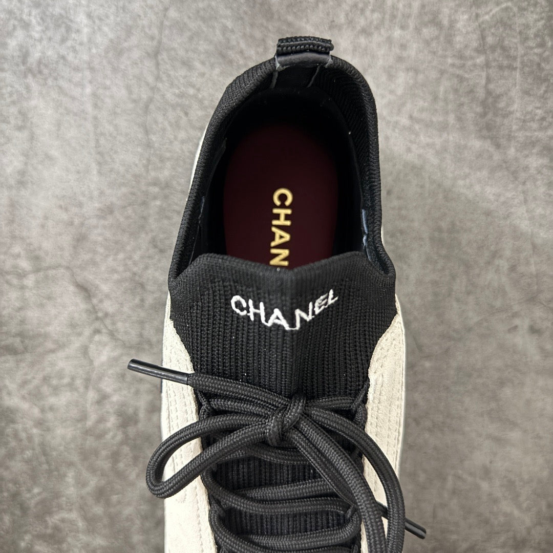 Chanel Trainer Sneaker in Calfskin & Mixed Fibers G47415