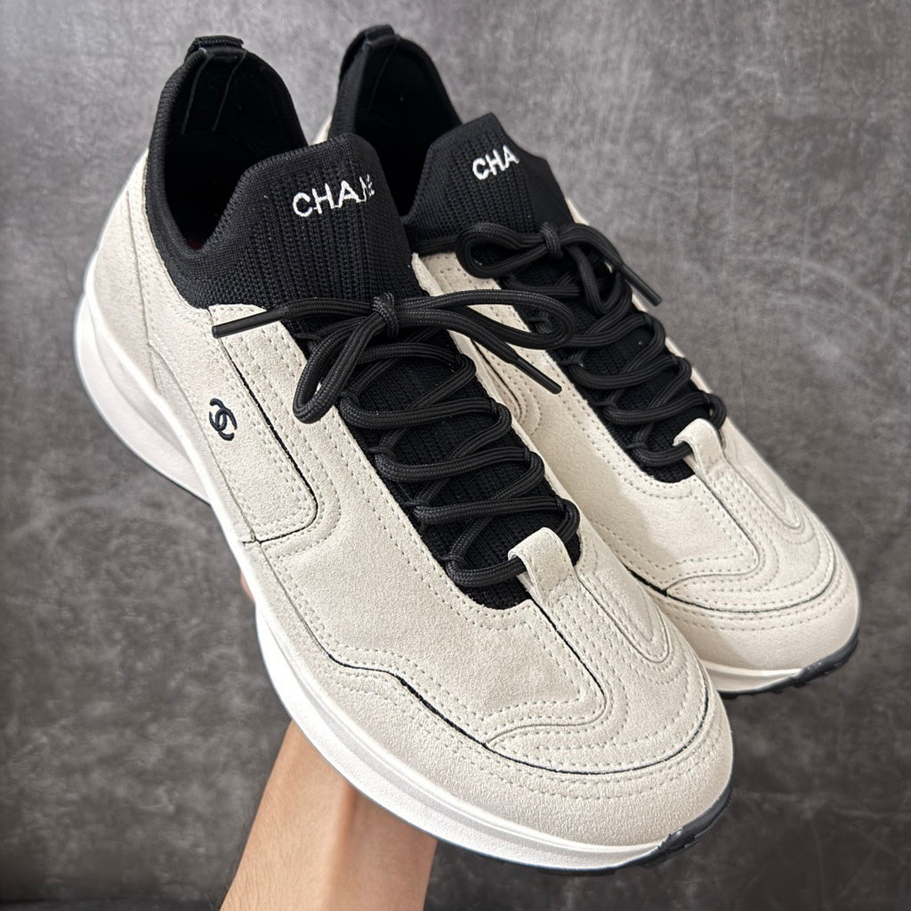 Chanel Trainer Sneaker in Calfskin & Mixed Fibers G47415