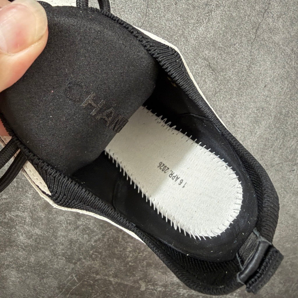 Chanel Trainer Sneaker in Calfskin & Mixed Fibers G47415