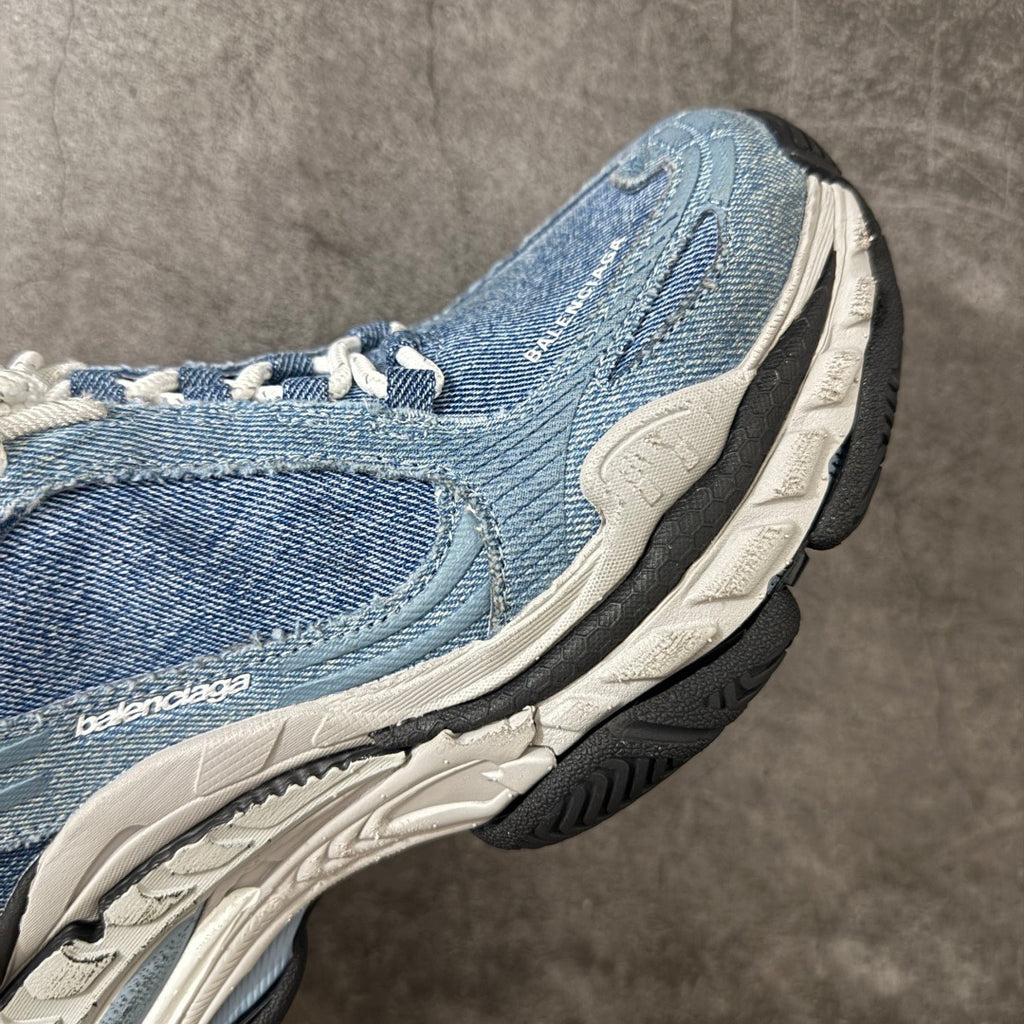 Balenciaga Triple S.2 Denim Sneaker In Blue