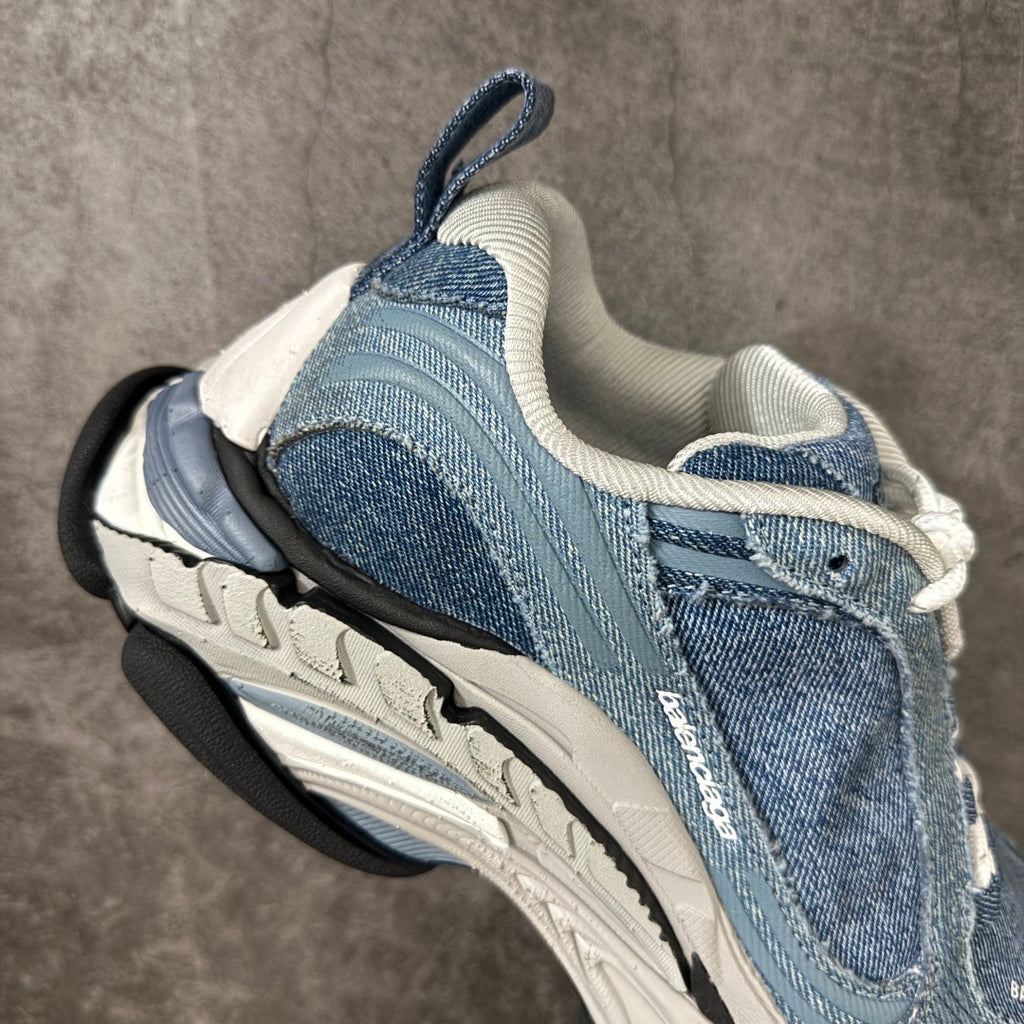 Balenciaga Triple S.2 Denim Sneaker In Blue