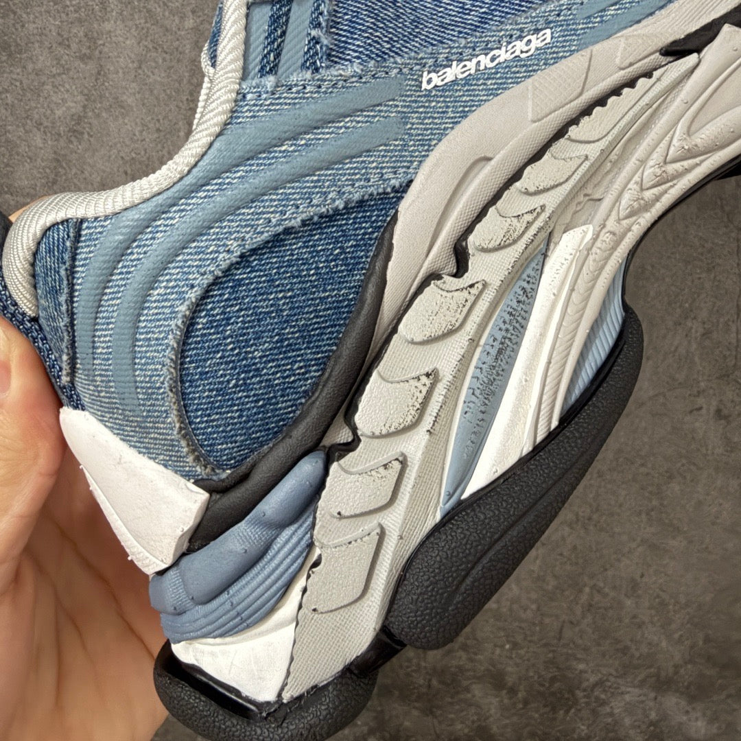 Balenciaga Triple S.2 Denim Sneaker In Blue