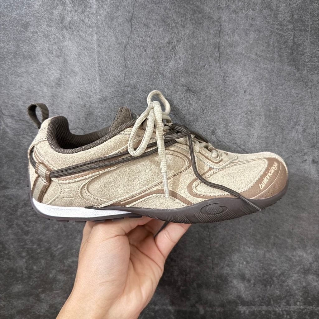 Balenciaga Radar Sneaker in Suede Calfskin