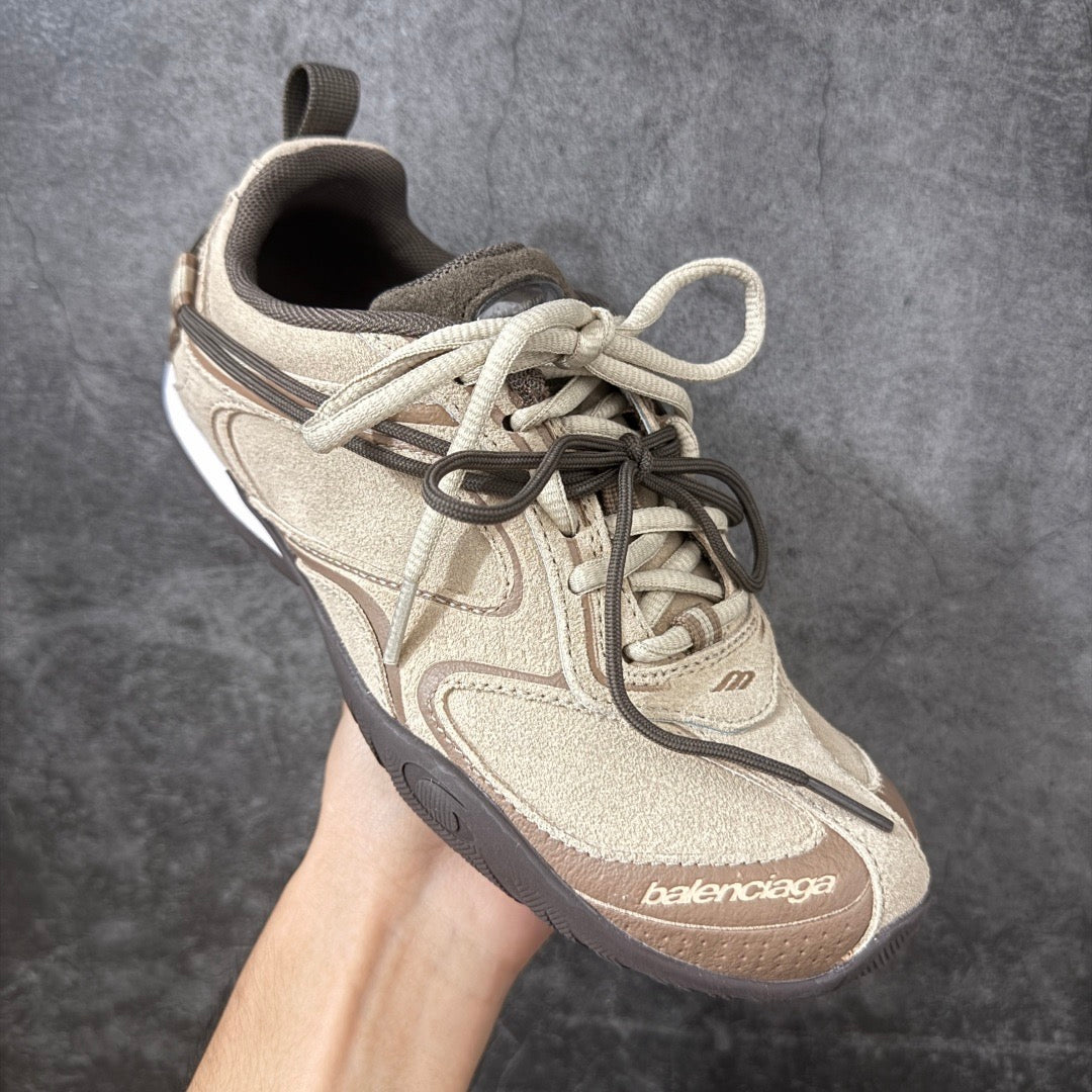 Balenciaga Radar Sneaker in Suede Calfskin