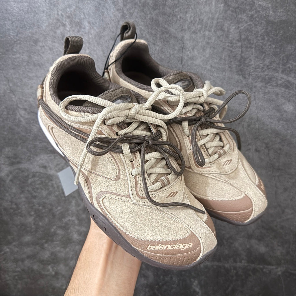 Balenciaga Radar Sneaker in Suede Calfskin
