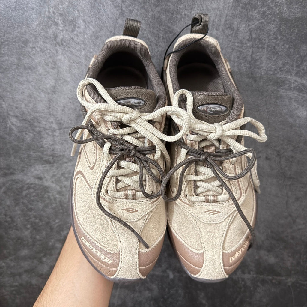 Balenciaga Radar Sneaker in Suede Calfskin