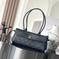 Chanel Small Urban Essential East West Shopping Tote in Grained Shiny Calfskin