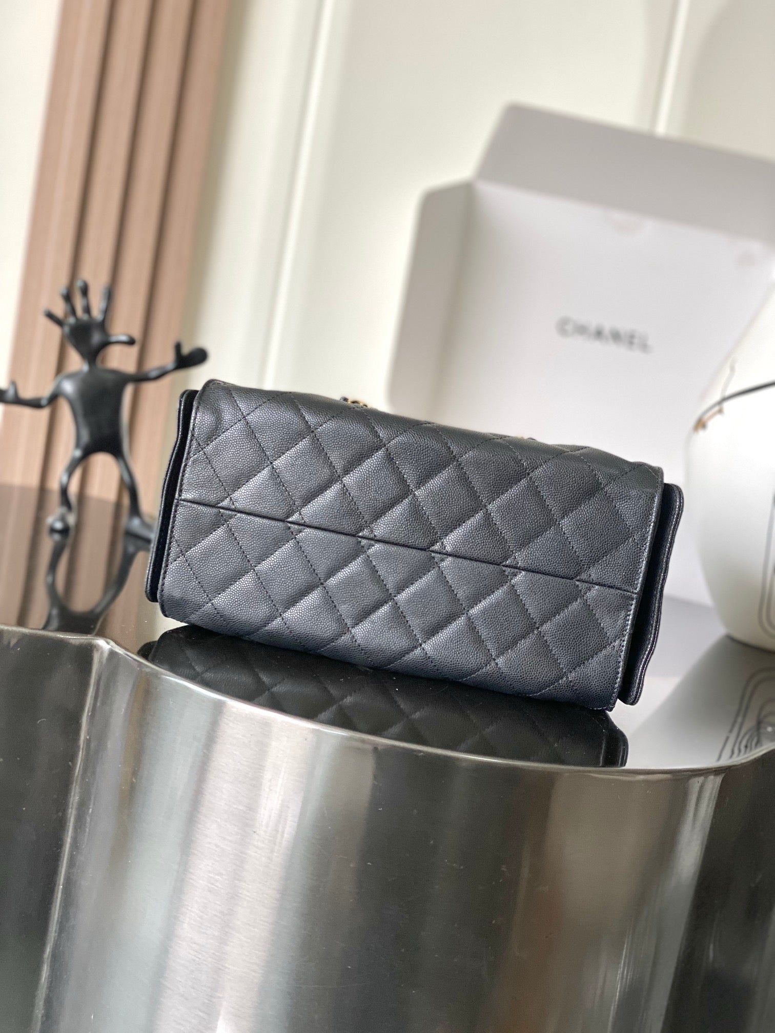 Chanel 25 Small Handbag in Grained Calfskin