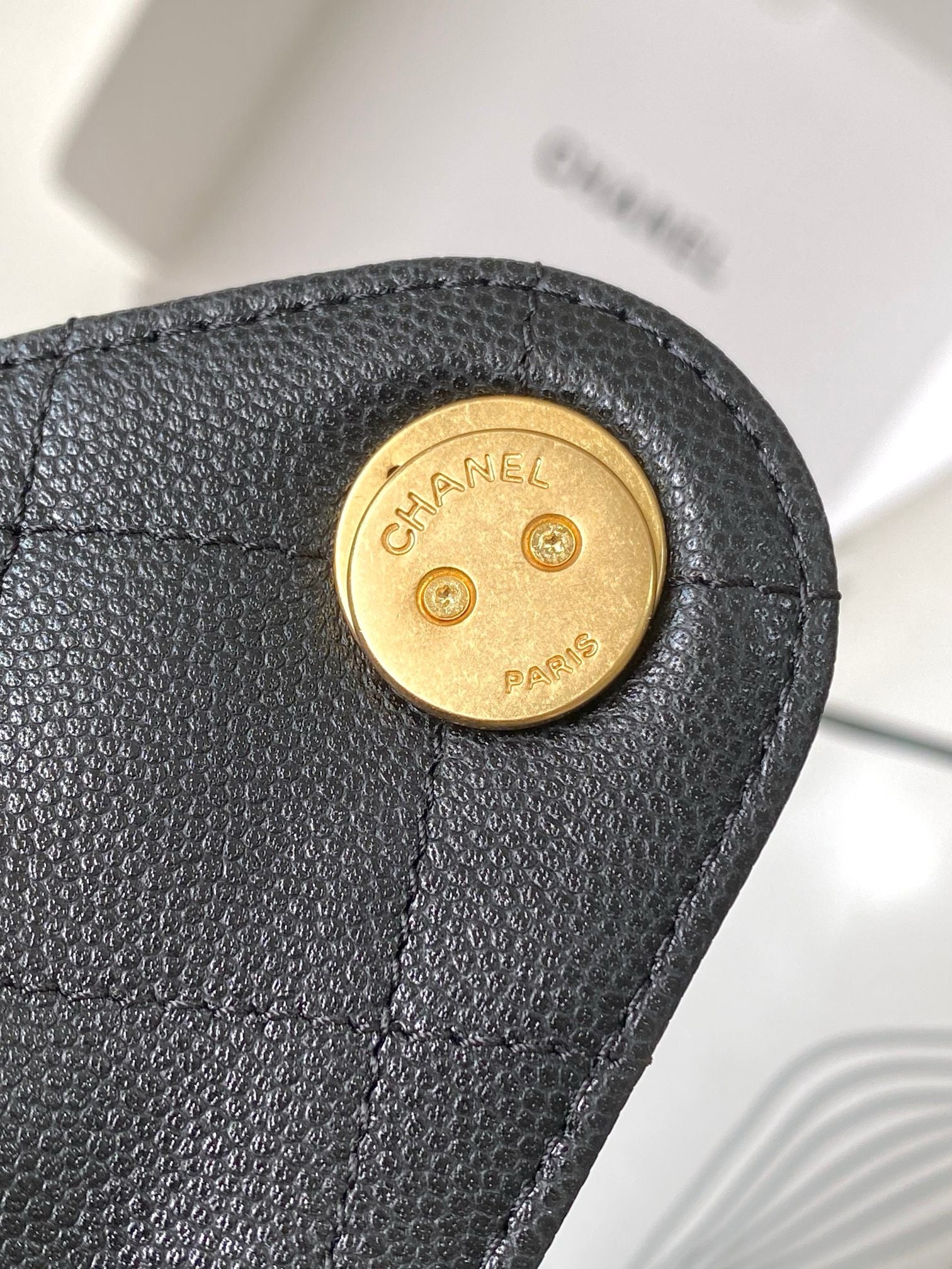 Chanel 25 Small Handbag in Grained Calfskin