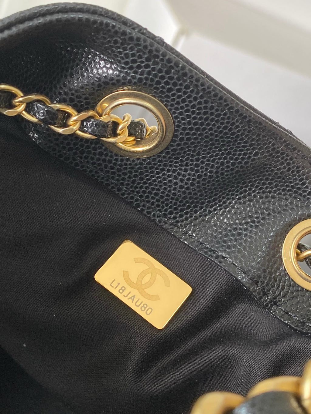 Chanel 25 Small Handbag in Grained Calfskin