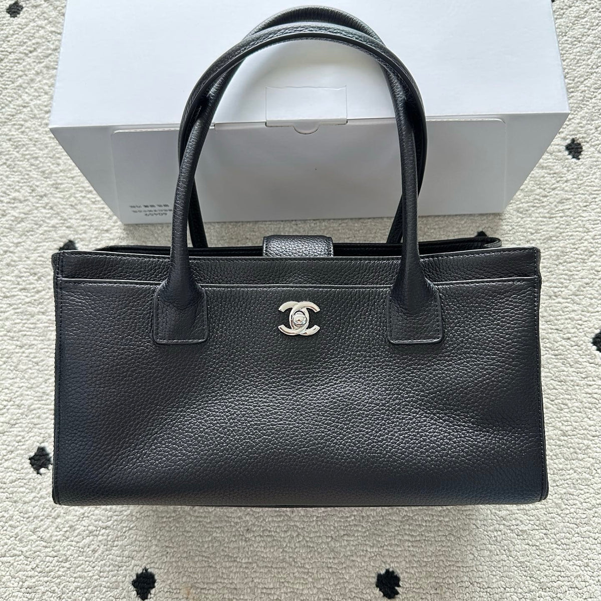 Chanel Small Cerf Executive Shopper Tote in Calfskin