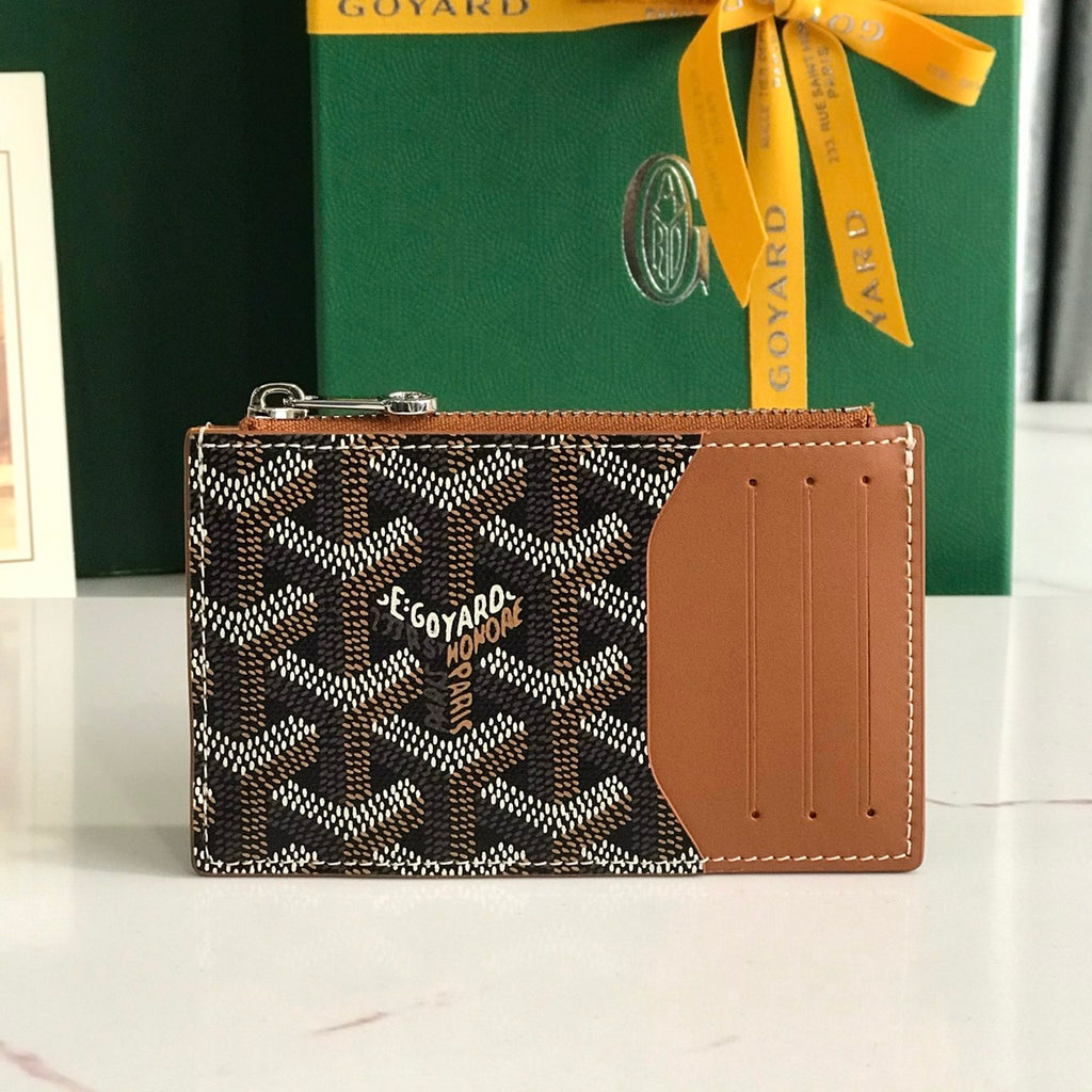 Goyard Bourbon Zipped Card Holder