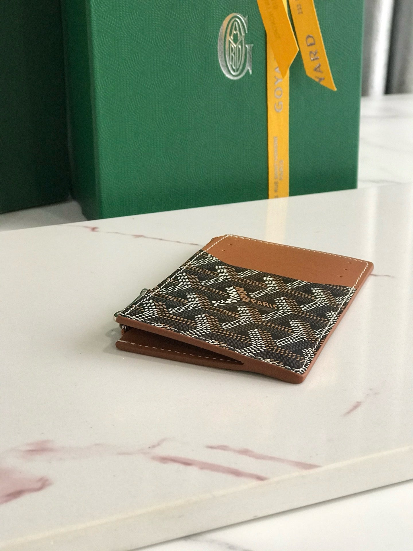 Goyard Bourbon Zipped Card Holder