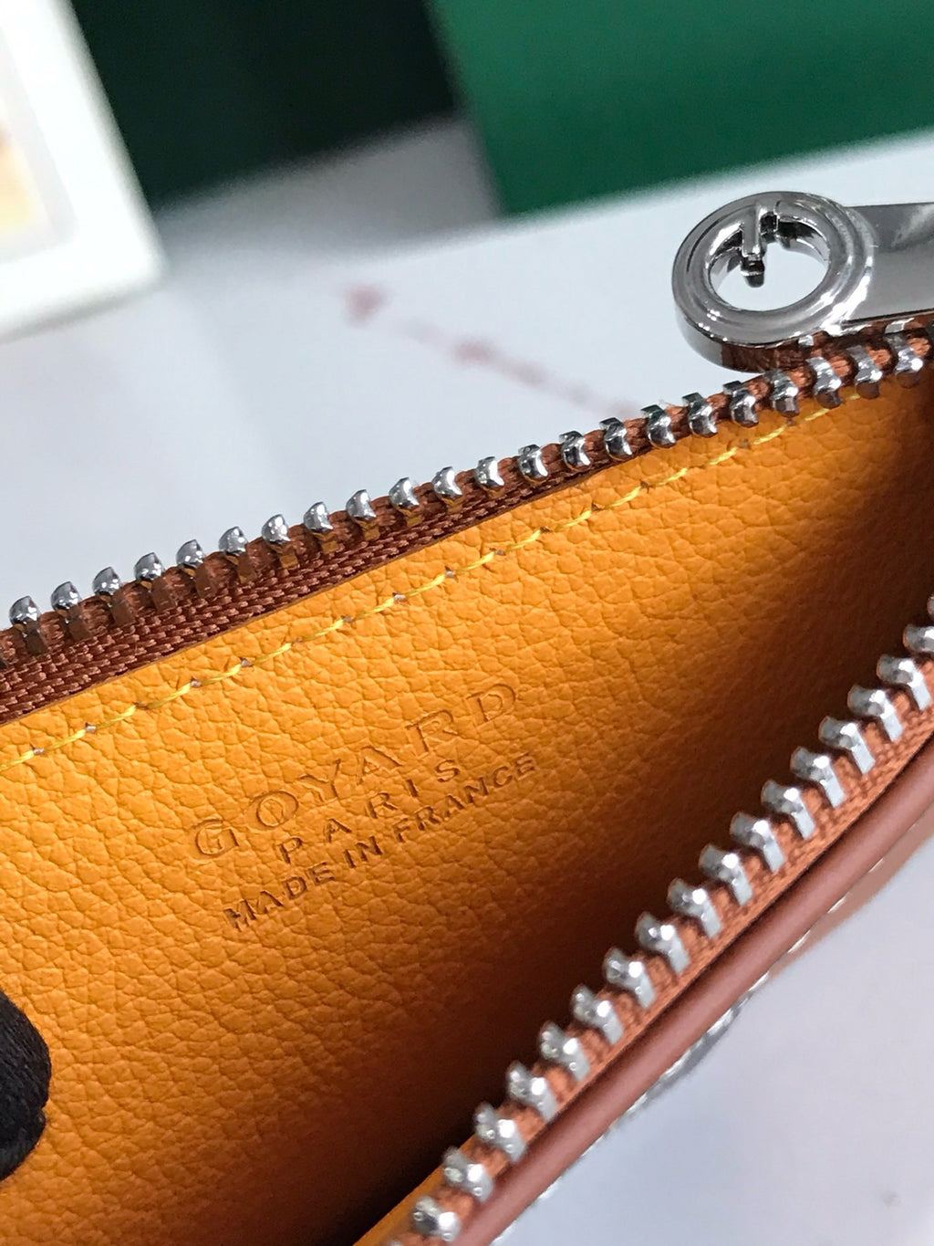 Goyard Bourbon Zipped Card Holder