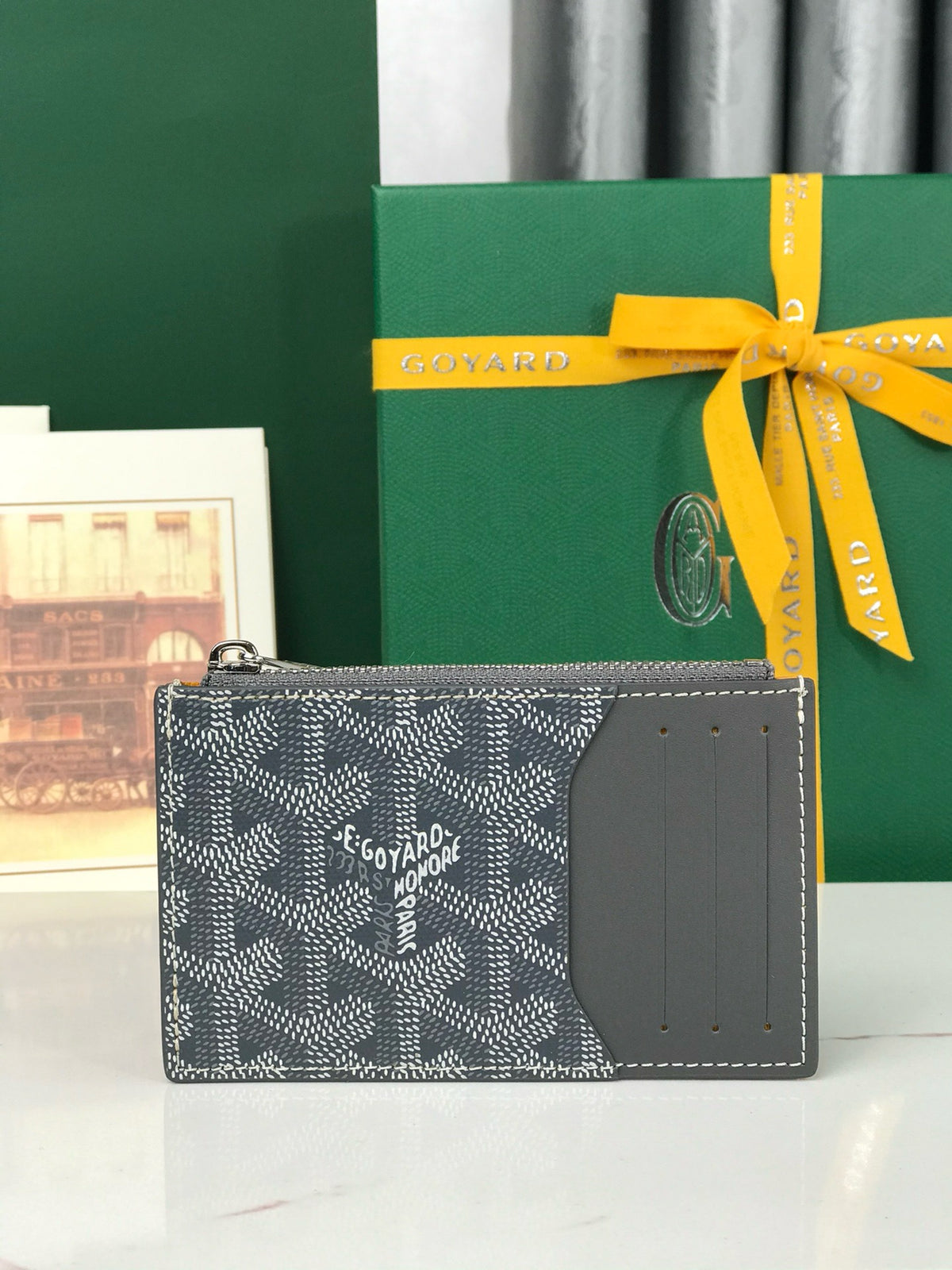 Goyard Bourbon Zipped Card Holder