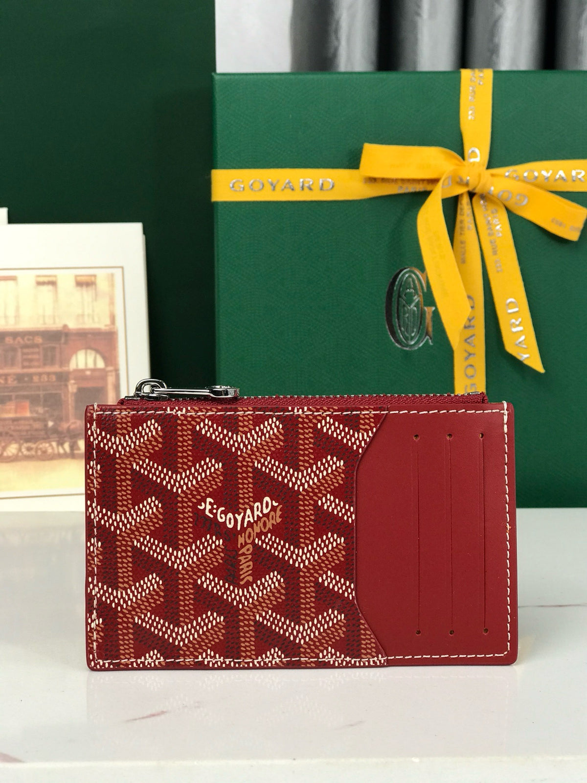 Goyard Bourbon Zipped Card Holder