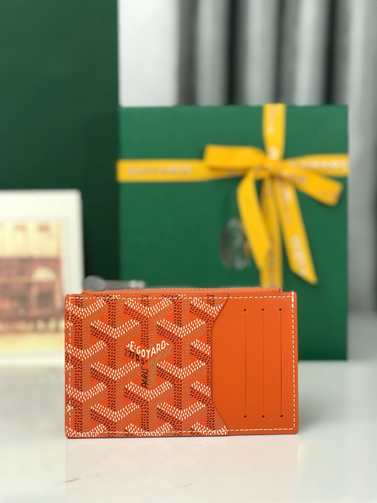 Goyard Bourbon Zipped Card Holder