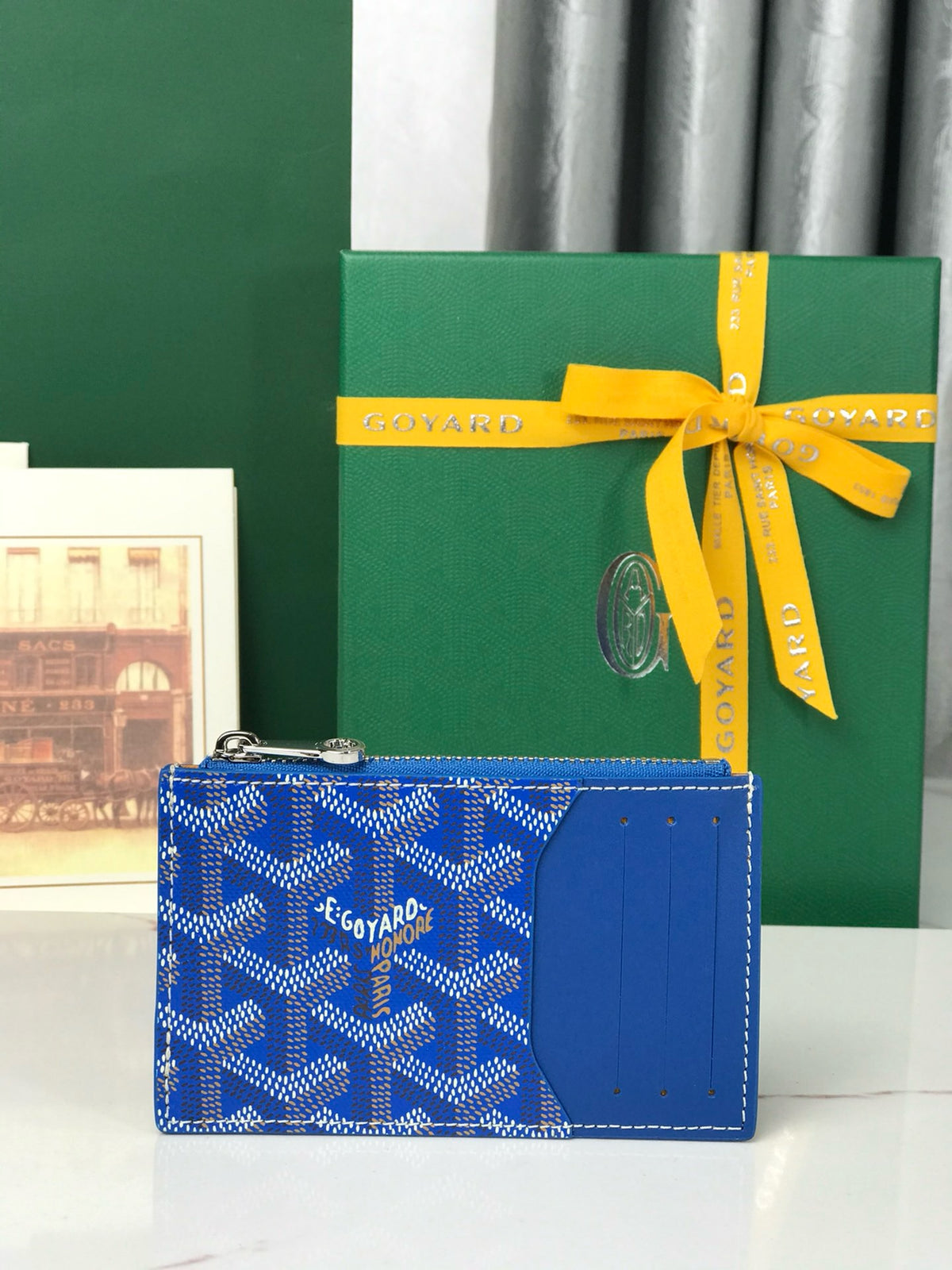 Goyard Bourbon Zipped Card Holder