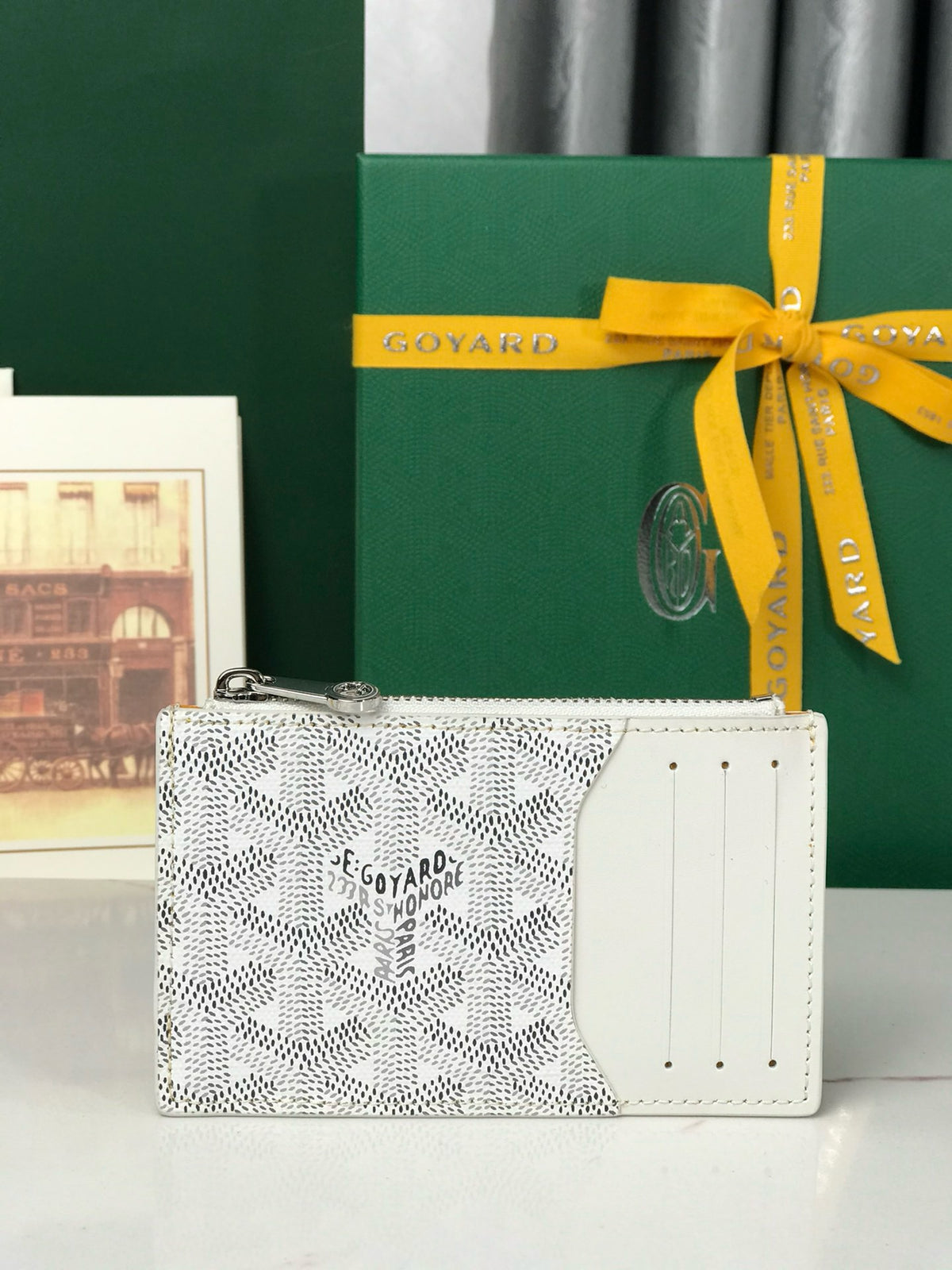 Goyard Bourbon Zipped Card Holder