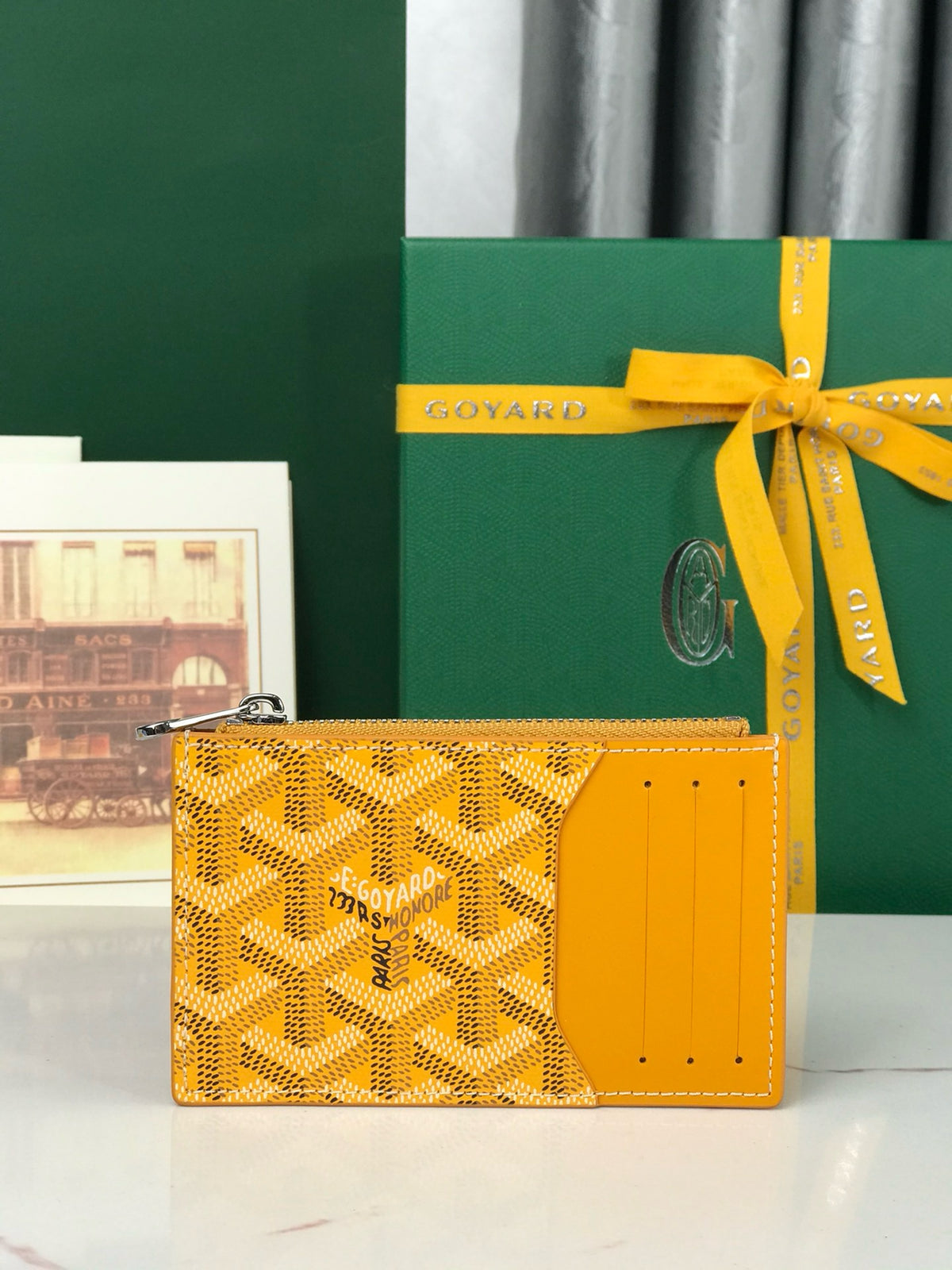 Goyard Bourbon Zipped Card Holder