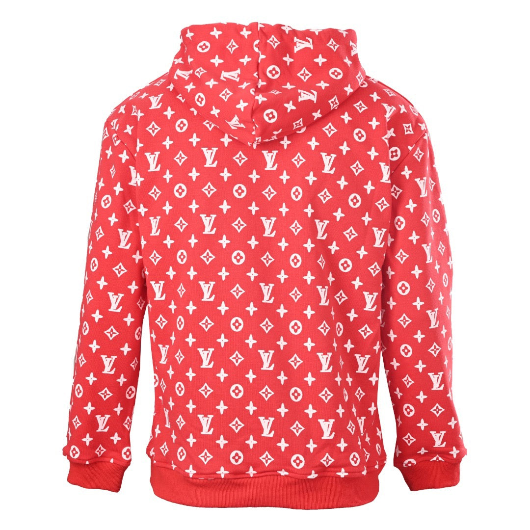 Supreme x LV Box Logo Hooded Sweatshirt