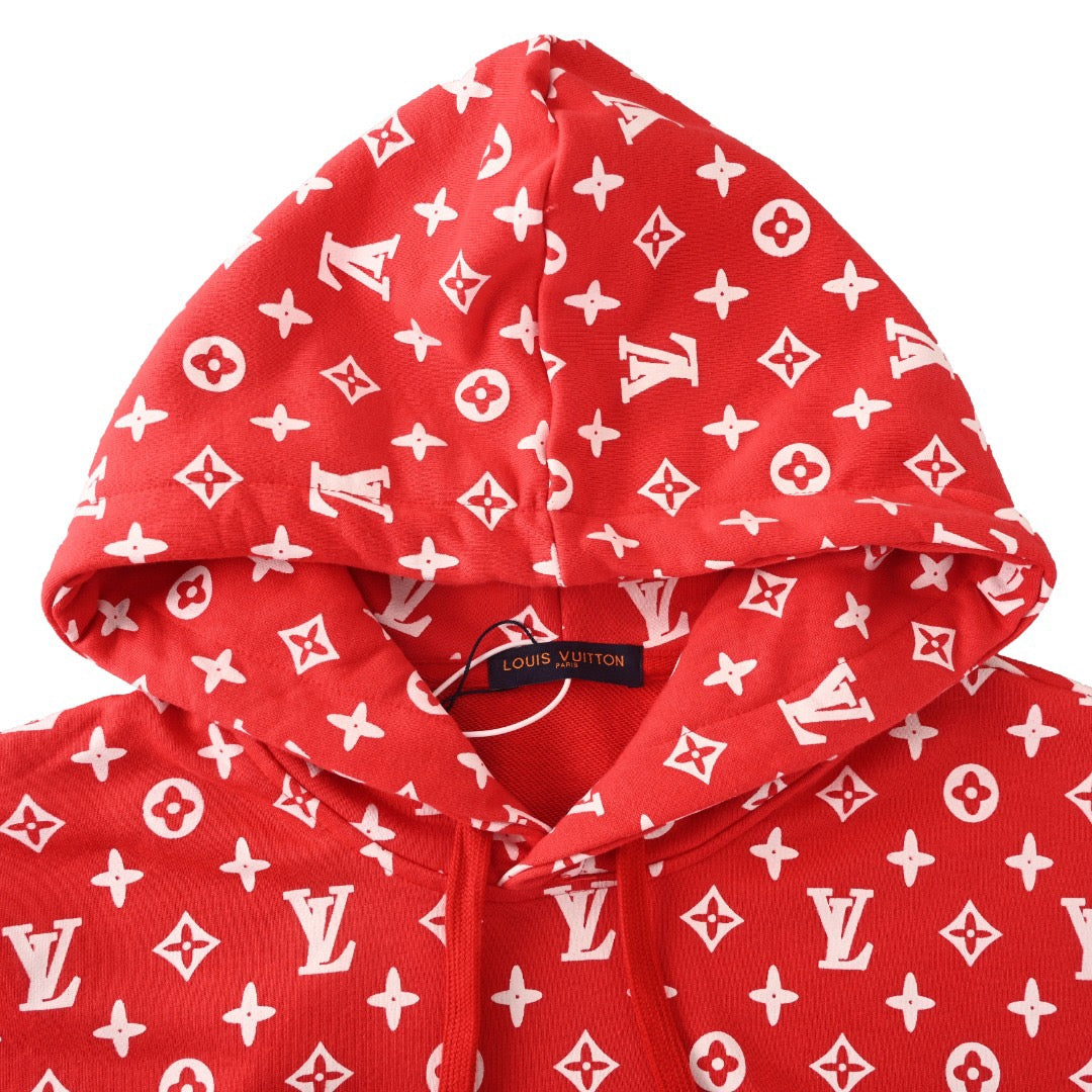 Supreme x LV Box Logo Hooded Sweatshirt
