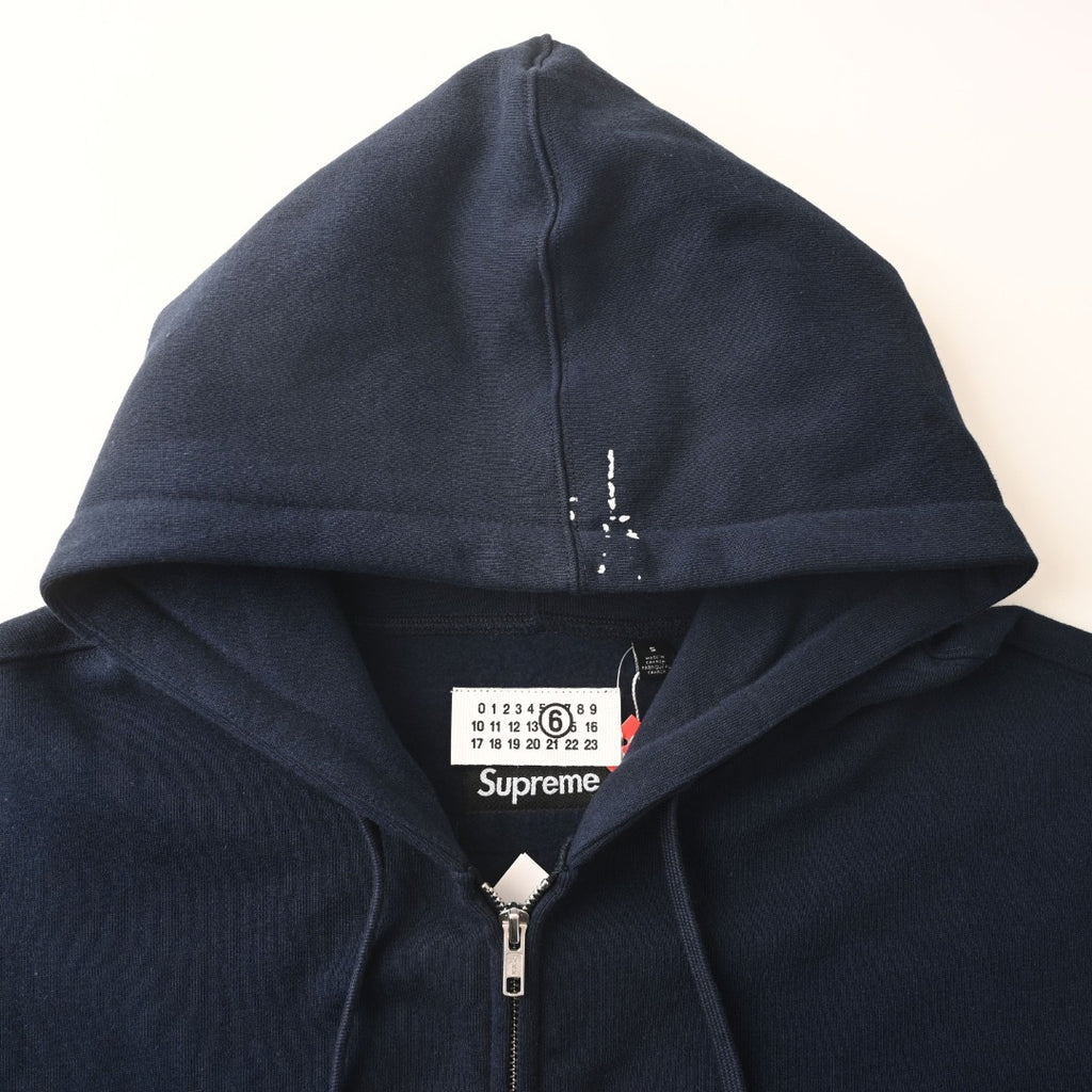 Supreme MM6 Maison Margiela Box Logo Zip Up Hooded Sweatshirt