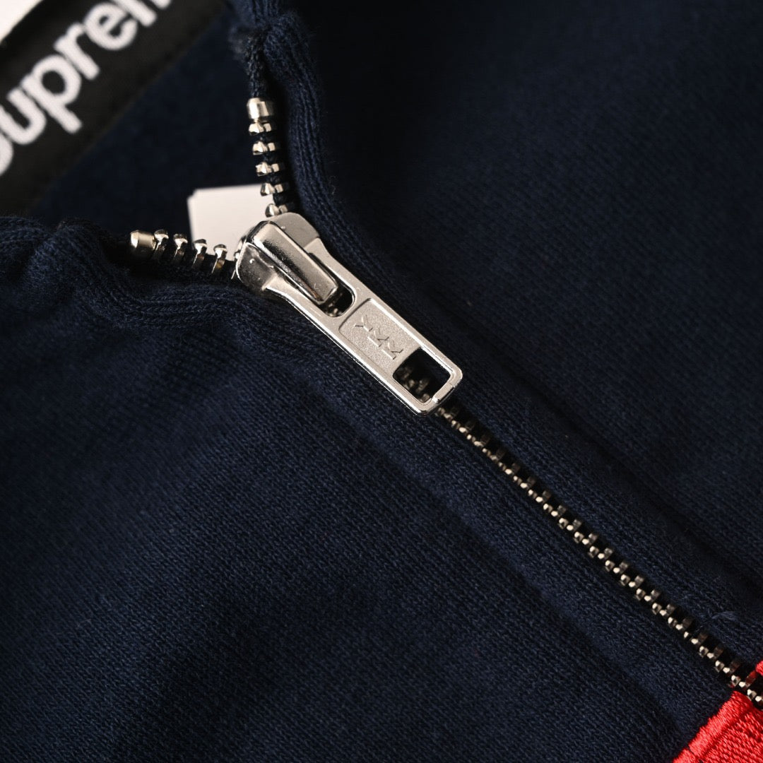 Supreme MM6 Maison Margiela Box Logo Zip Up Hooded Sweatshirt