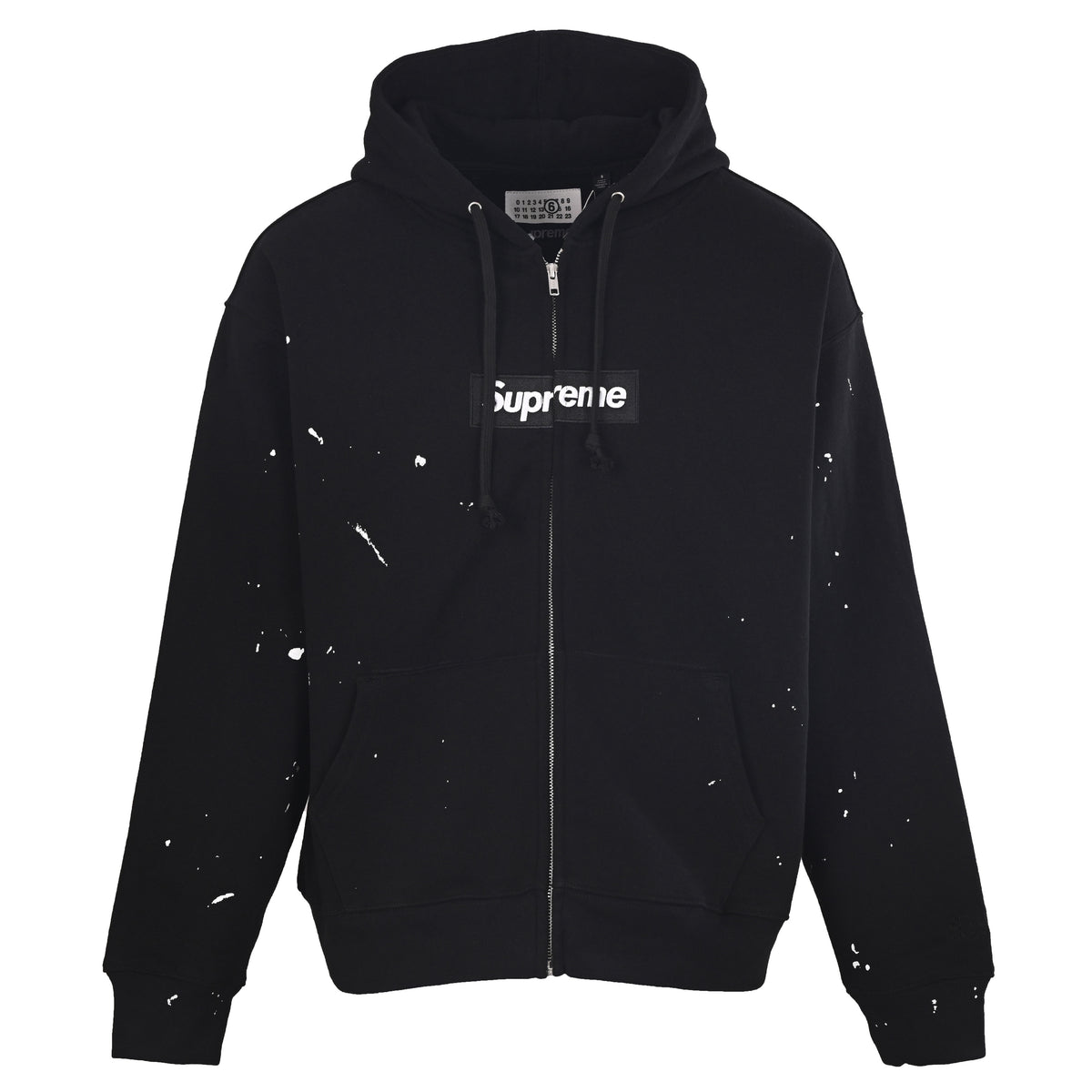 Supreme MM6 Maison Margiela Box Logo Zip Up Hooded Sweatshirt
