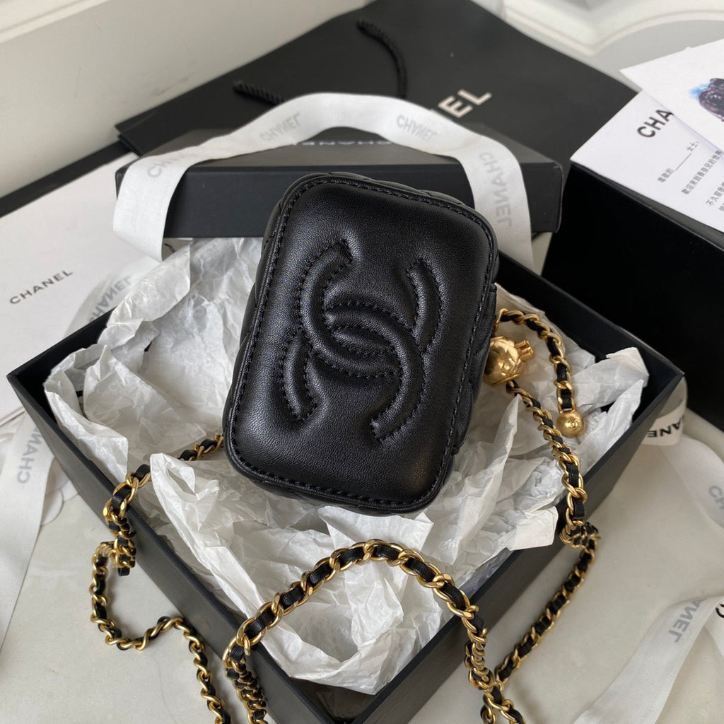 Chanel Pearl Crush Mini Cube Vanity in Lambskin