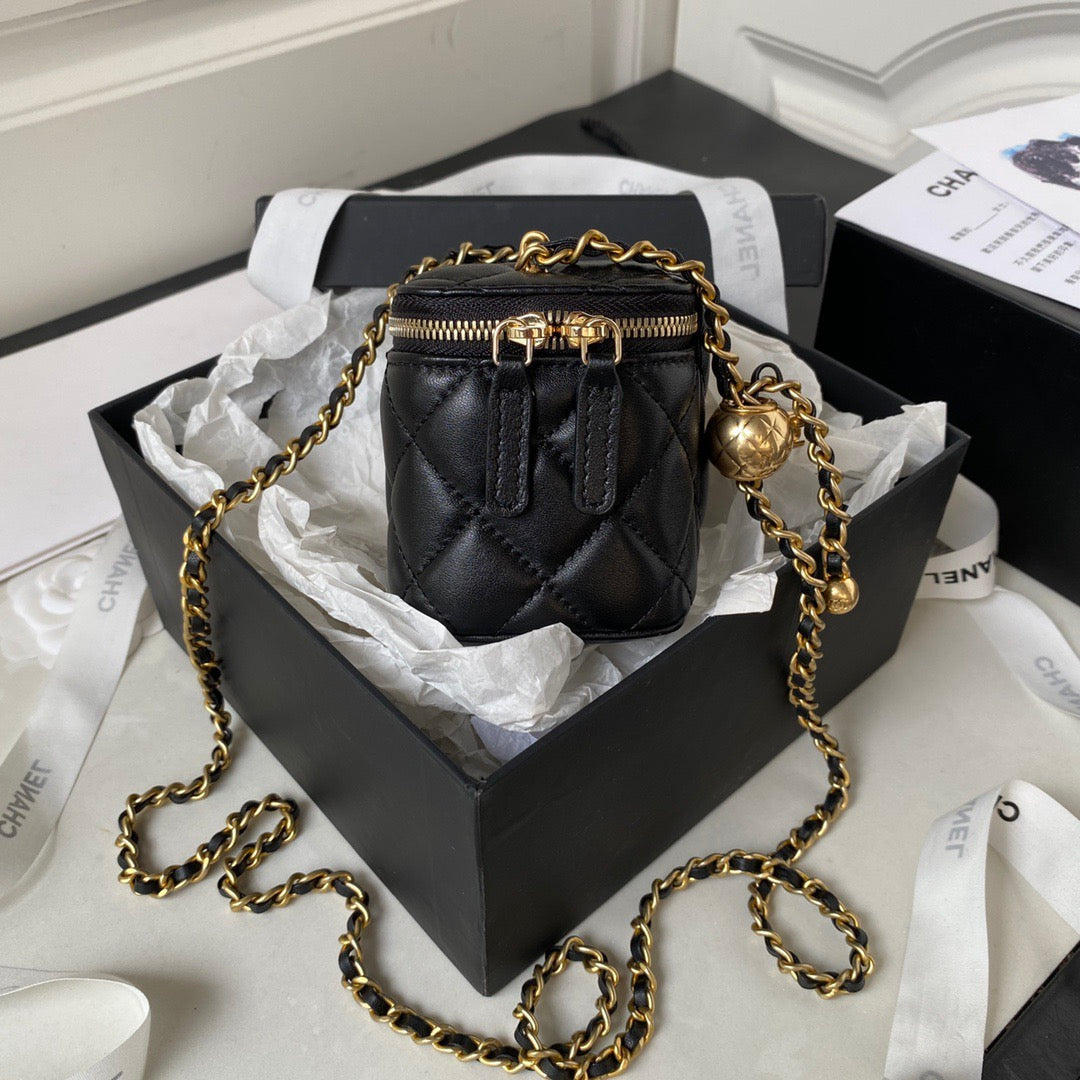 Chanel Pearl Crush Mini Cube Vanity in Lambskin