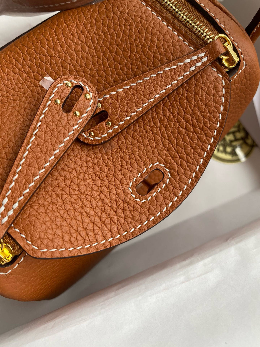 Hermes Lindy Mini Bag in Taurillon Clemence Leather