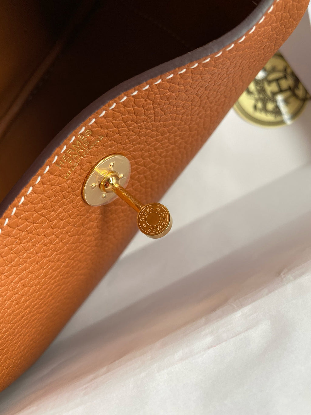 Hermes Lindy Mini Bag in Taurillon Clemence Leather