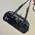 Chanel Clutch With Leather Strap in Crocodile Embossed Calfskin