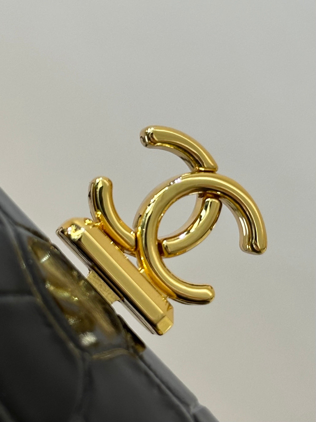 Chanel Clutch With Leather Strap in Crocodile Embossed Calfskin