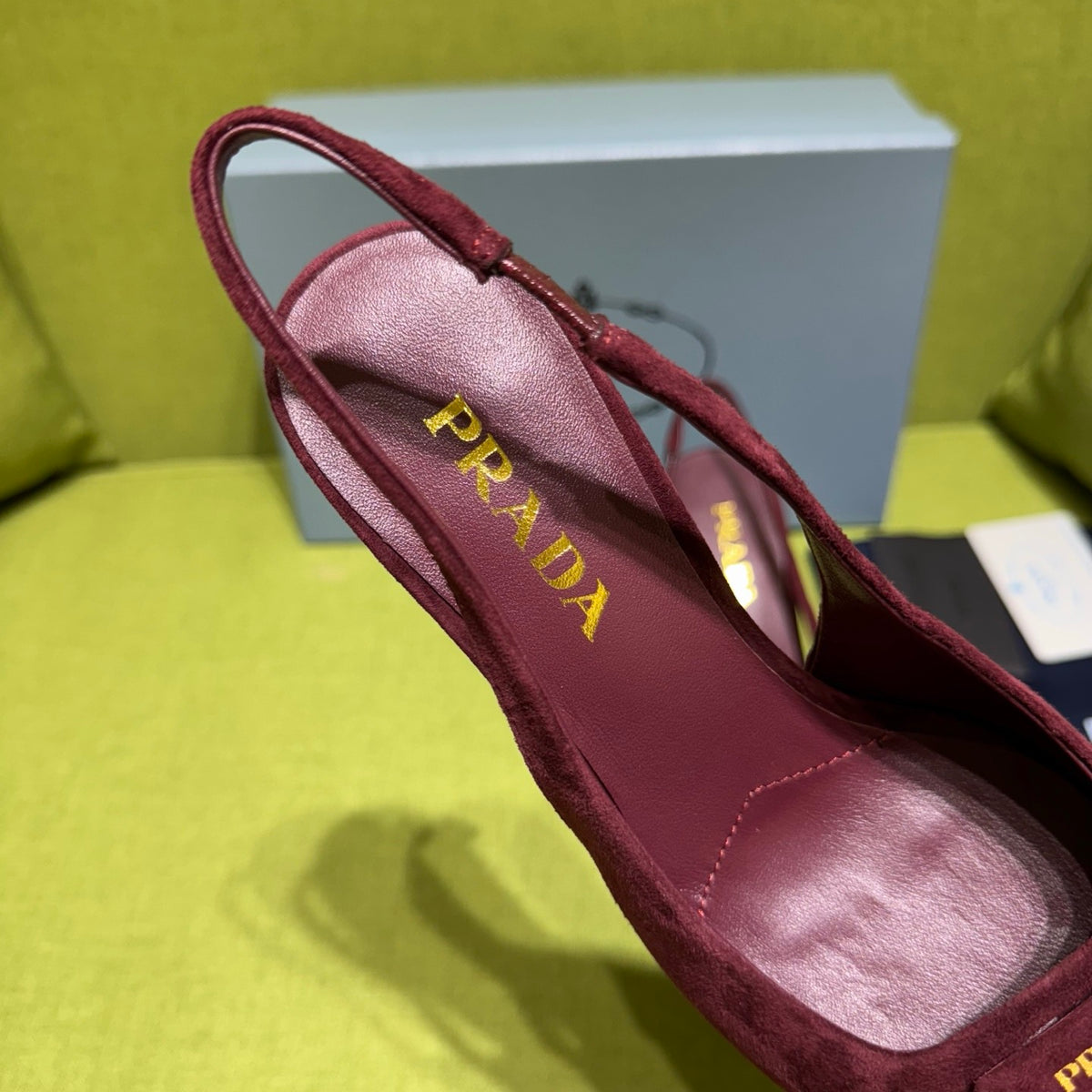 Prada Slingback Pump in Suede