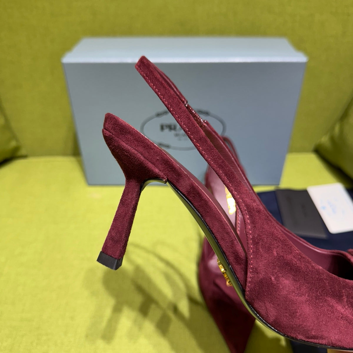 Prada Slingback Pump in Suede