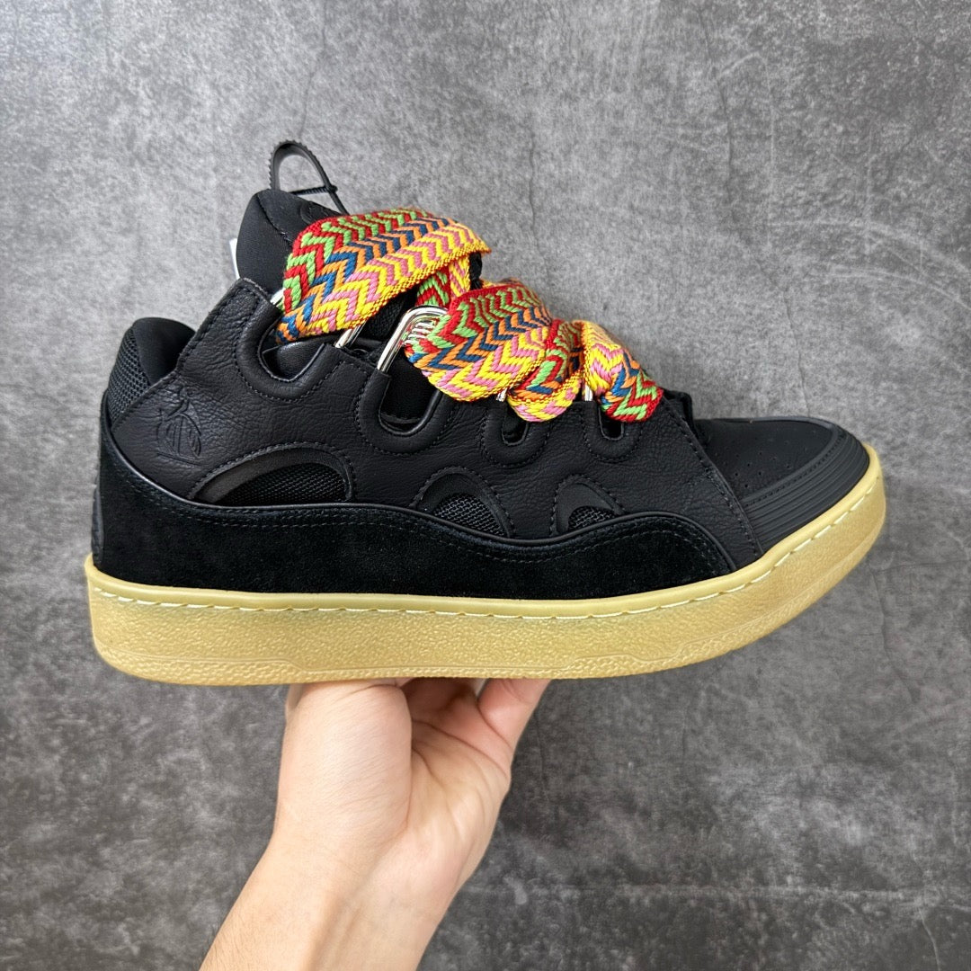 Lanvin Leather Curb Black