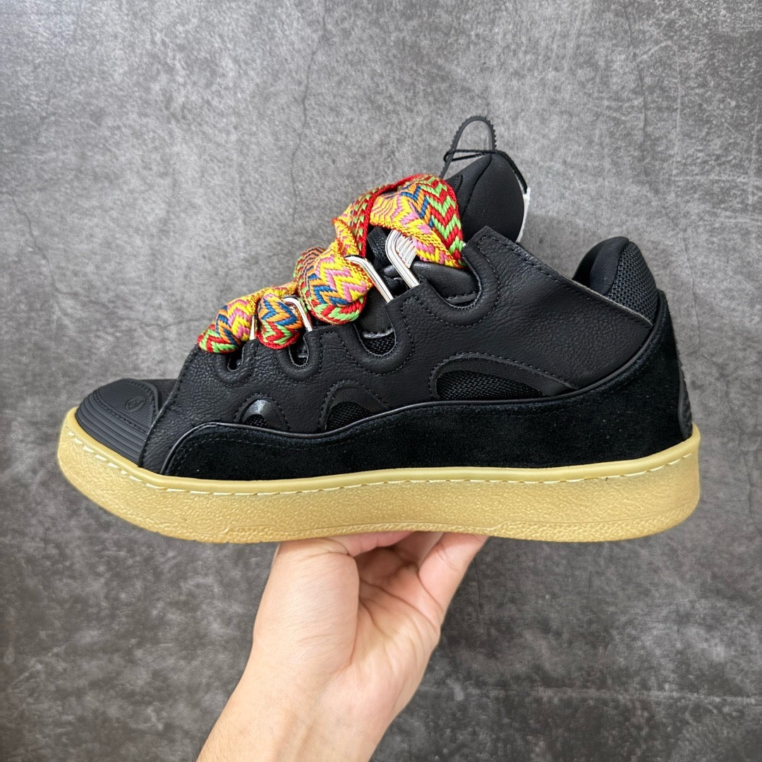 Lanvin Leather Curb Black