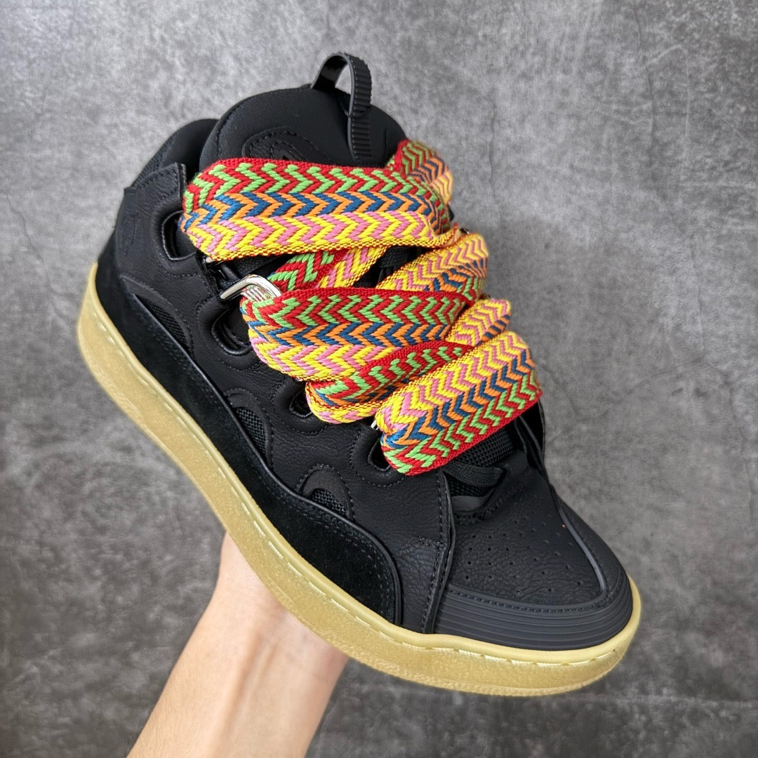 Lanvin Leather Curb Black