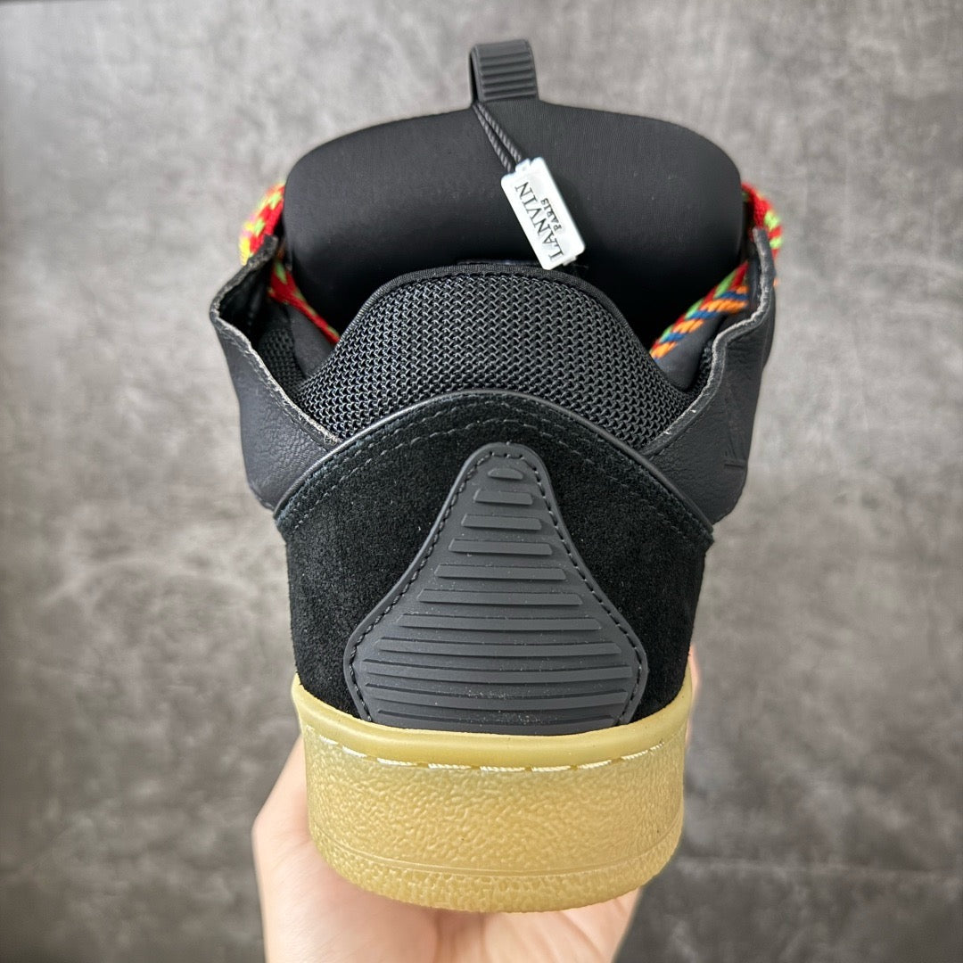 Lanvin Leather Curb Black