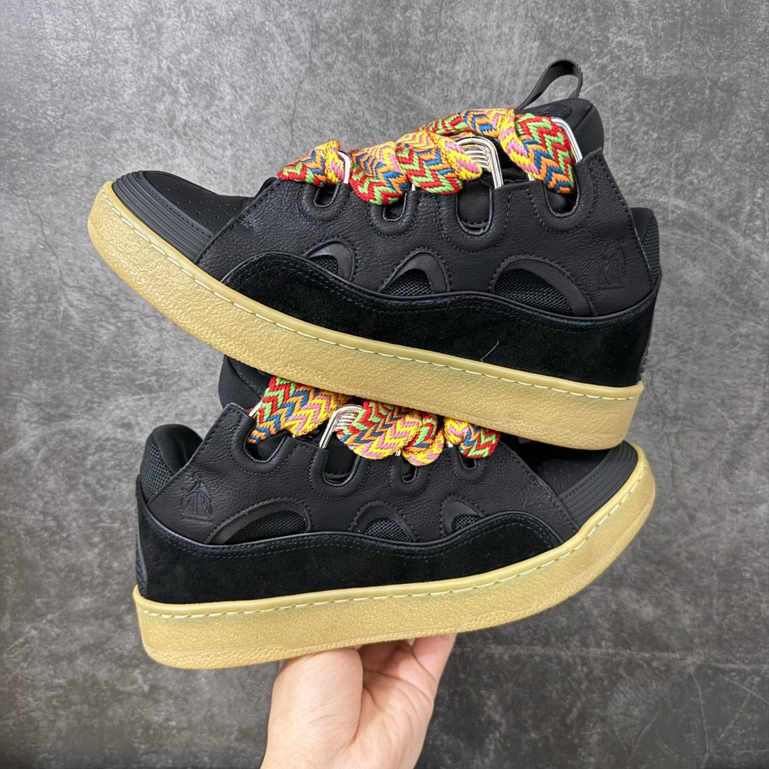 Lanvin Leather Curb Black