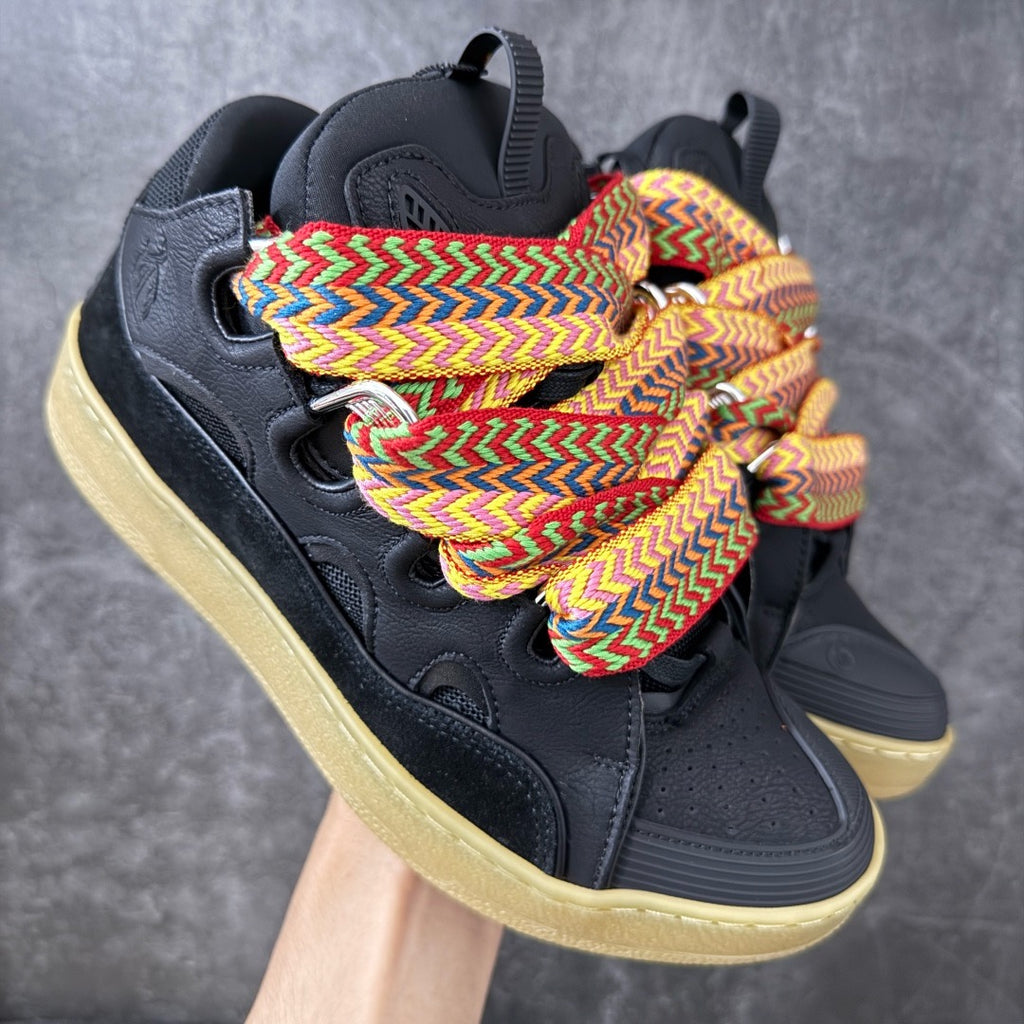 Lanvin Leather Curb Black