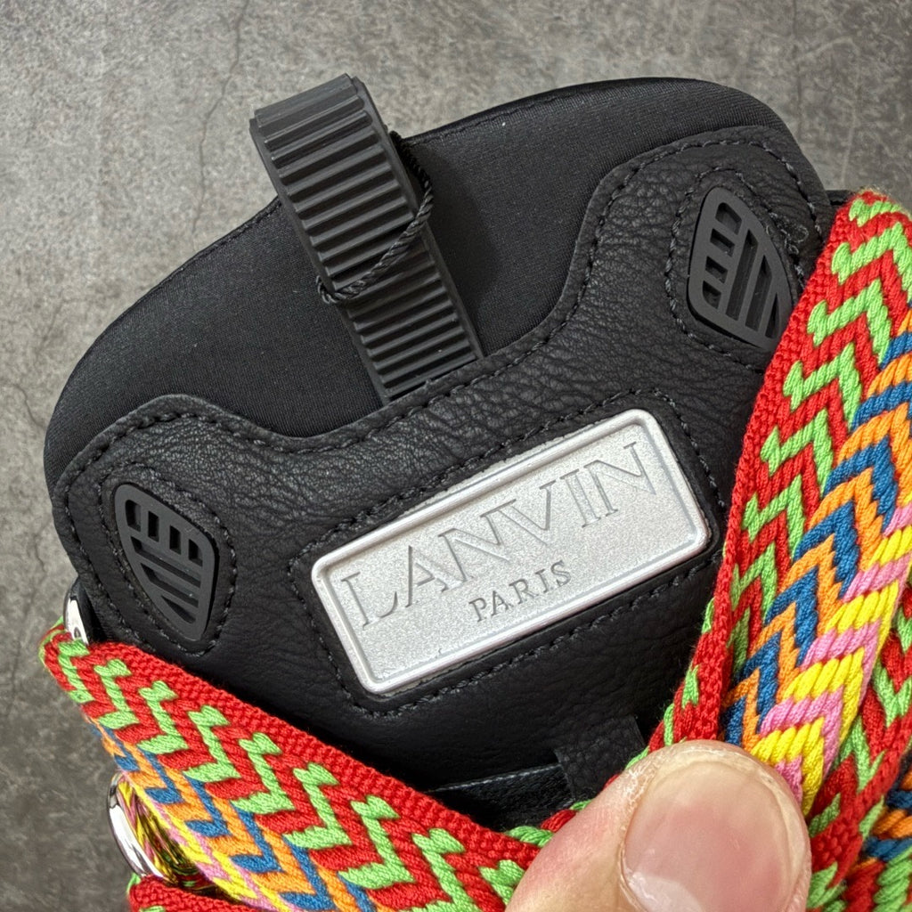 Lanvin Leather Curb Black