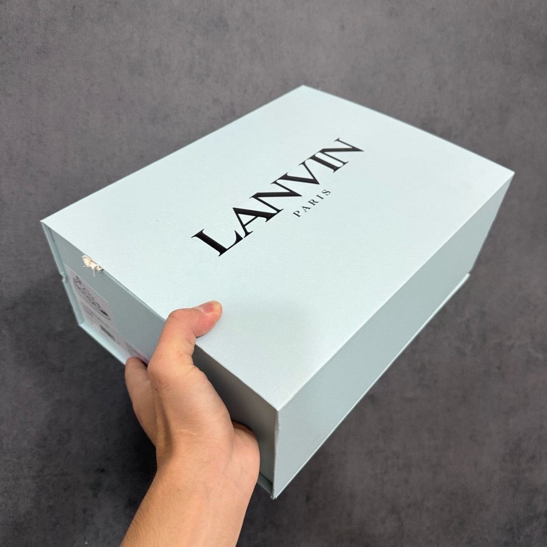 Lanvin Leather Curb Black